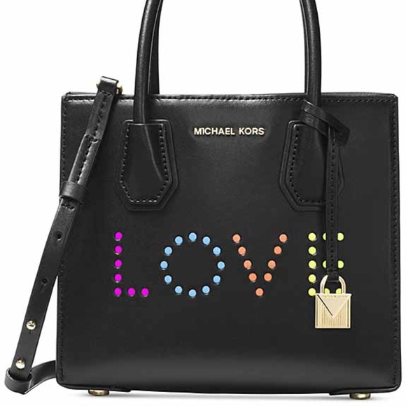 NWT WOMEN'S Michael Kors MERCER MEDIUM LOVE - Picture 2 of 5